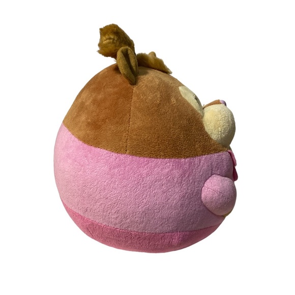 Ty Beanie Ballz Alvin And the Chipmunks Brittany Plush 9 inch Pink Round Toy - Picture 3 of 12